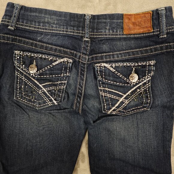 BKE jeans Payton bootcut women's 26 dark wash blue mid rise - Picture 10 of 12